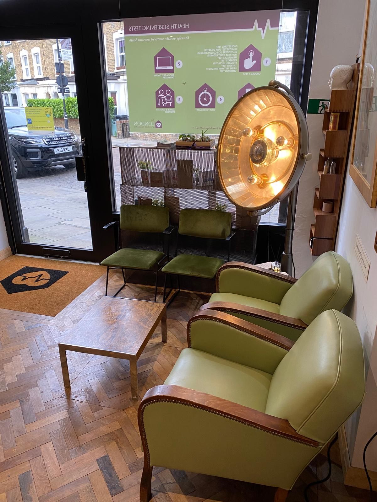 The Vintage Wellbeing Rooms – Herne Hill, counselling room to rent in London