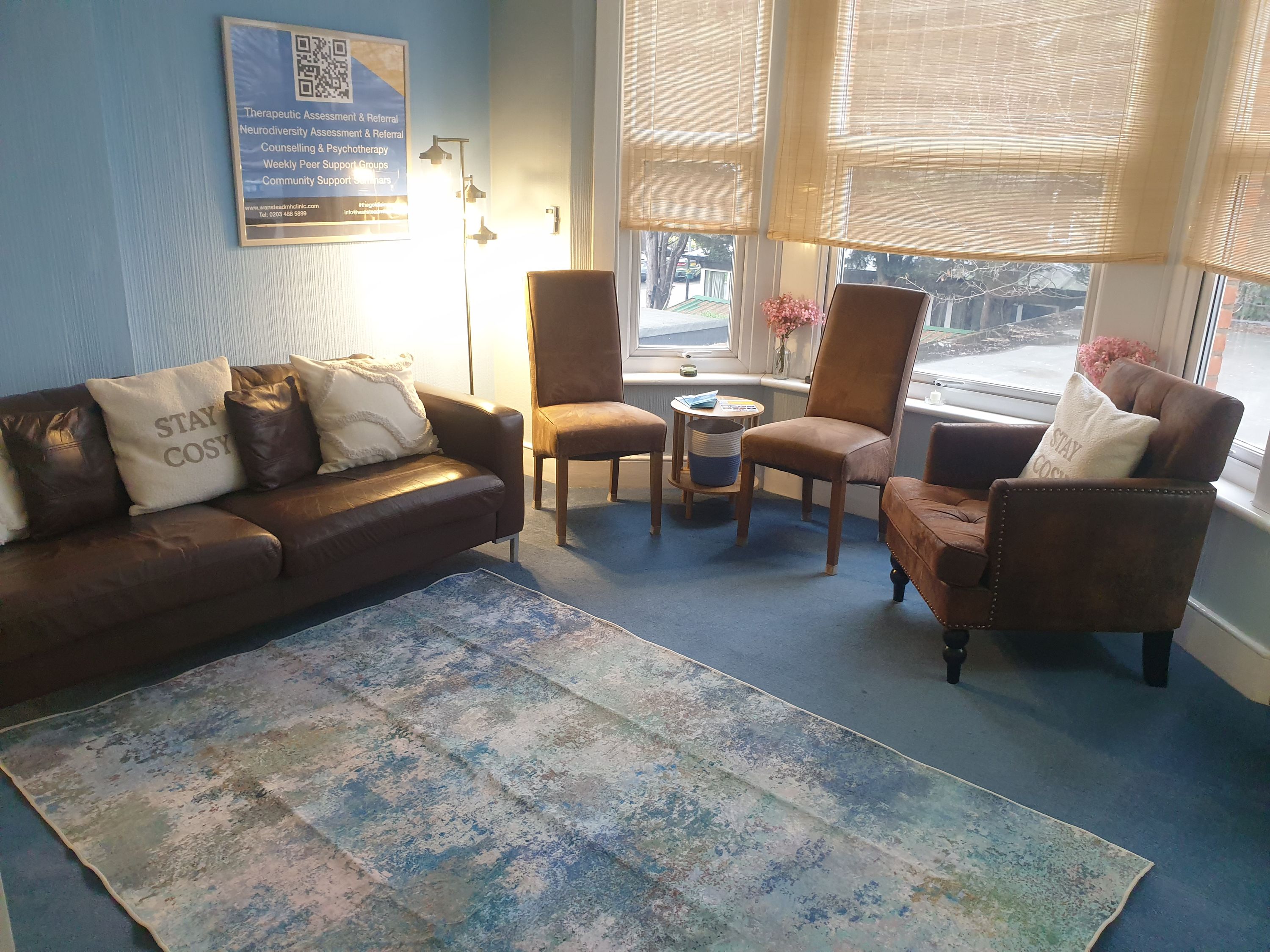 The Blue Room, counselling room to rent in London