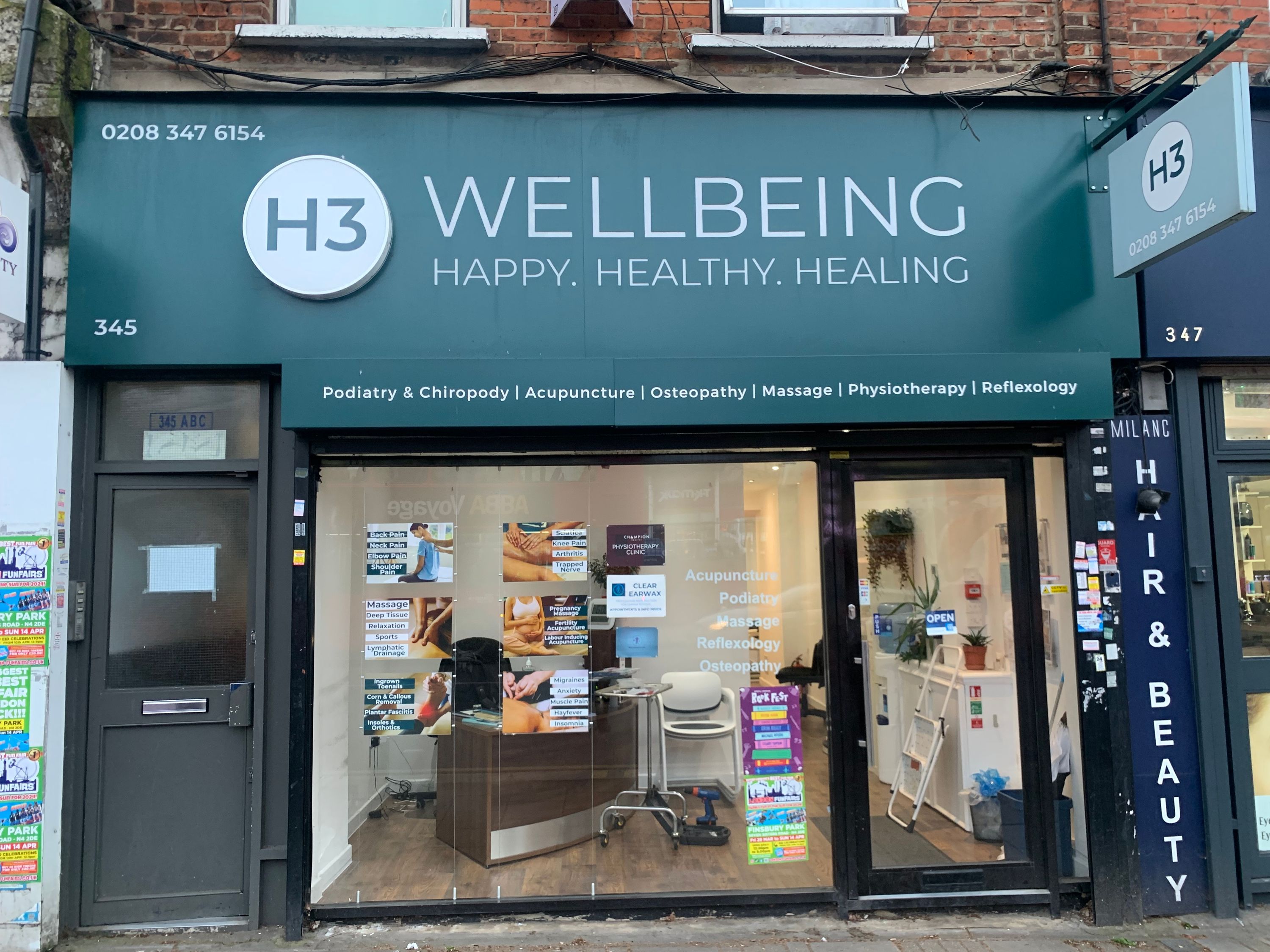 Treatment rooms at H3 Wellbeing, Finsbury Park, photo 7