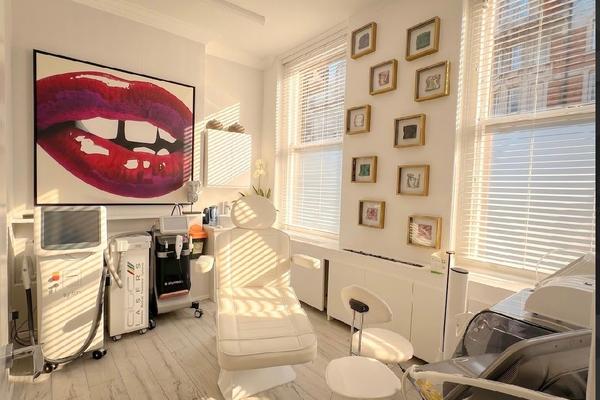 Treatment room in an award-winning Bloomsbury skin clinic, WC1B 3QJ , Bloomsbury